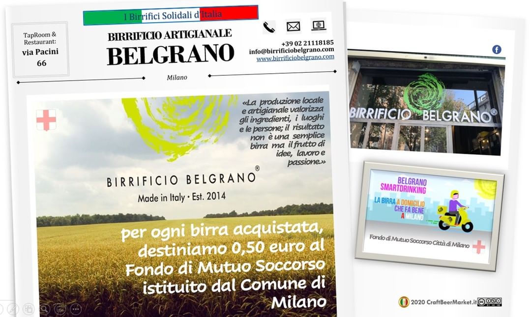Continua la campagna no-profit a supporto dei #birrificisolidali: Ecco come il #Birrificioartigianale Belgrano aiuta il Fondo di Mutuo soccorso Città di #Milano #tuttoandràbene #craftbeer #birra #horeca #bevande #beersommelier #covid19 #lombardia more: ow.ly/xguD50zdixQ