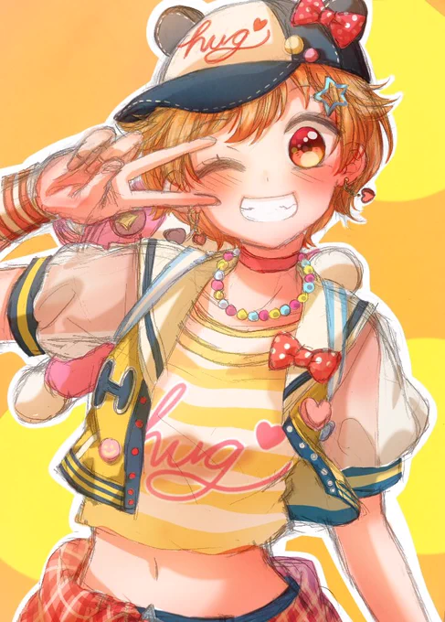 今日は #オレンジデー らしいのでオレンジ色の絵を上げる? 
