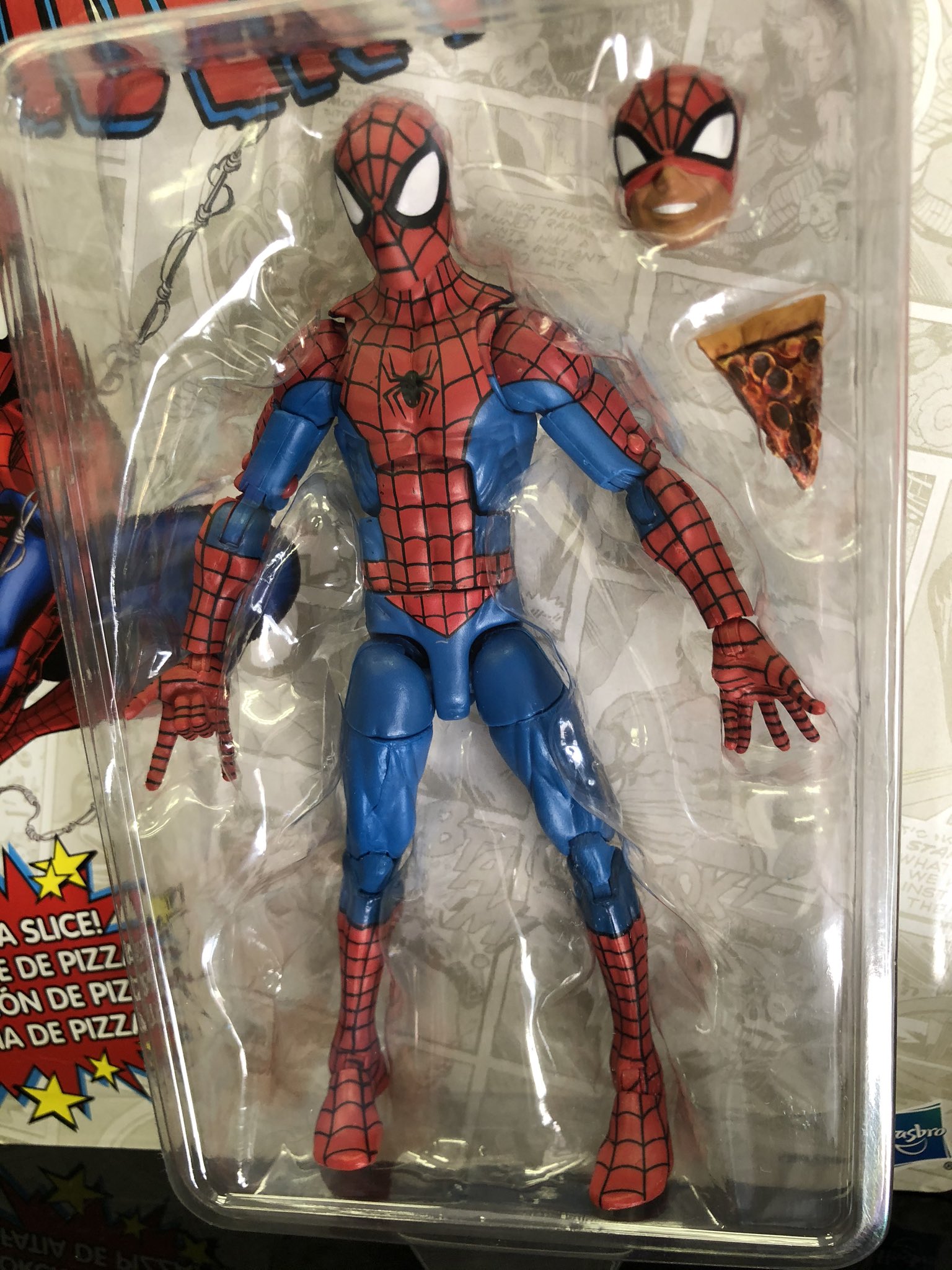 マーベルレジェンド　スパイダーマン　レトロパッケージ　ピザスパイダーマン マーベルレジェンド ピザスパイダーマン - メルカリ