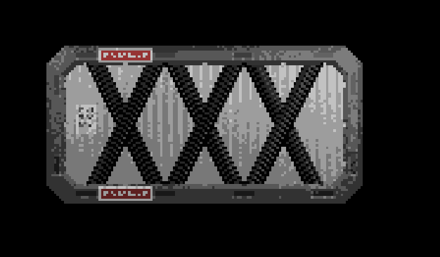 kmdreko_'s tweet photo. Finally got my pixel shading working how I want! :D Here's a industrial-container-thingy to demonstrate

#pixelart https://t.co/wErlBA4xyA