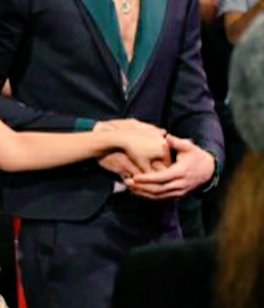 look how tiny her hands are as compared to him