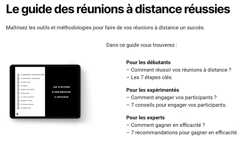Découvrez le guide des réunions à distance réussies 
by <a href="/eevee_fr/">eeVee ™</a> <a href="/yglever/">Yann Glever</a>
Avec une préface de <a href="/JeanDenisG/">JD</a> <a href="/CMITfr/">CMIT France</a> 
eevee.fr/ebook/
#videoconference #meeting #reunion