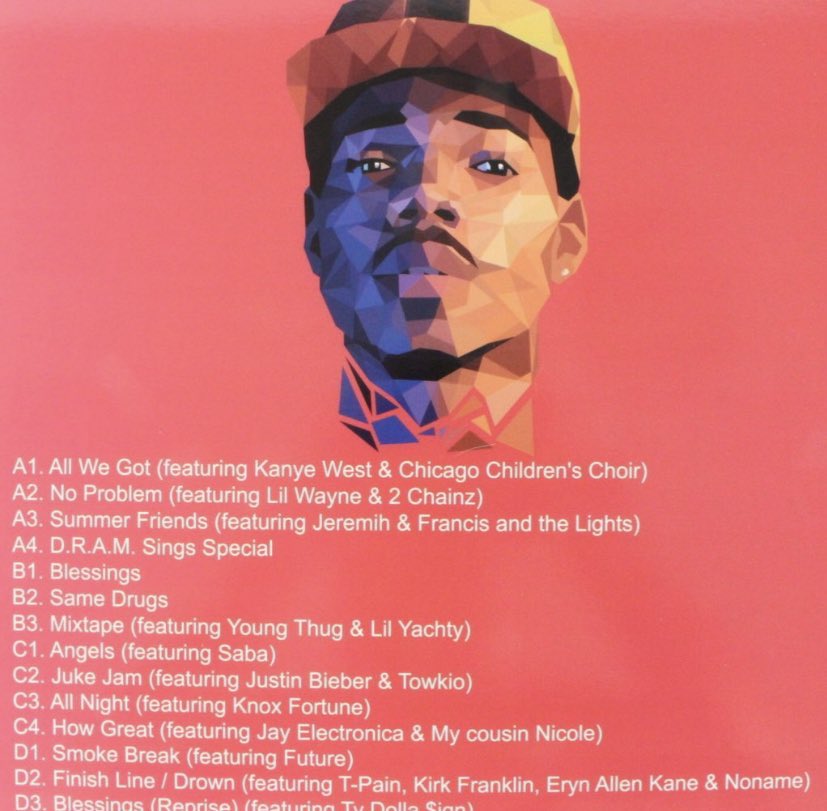 36. Chance The Rapper- Coloring Book