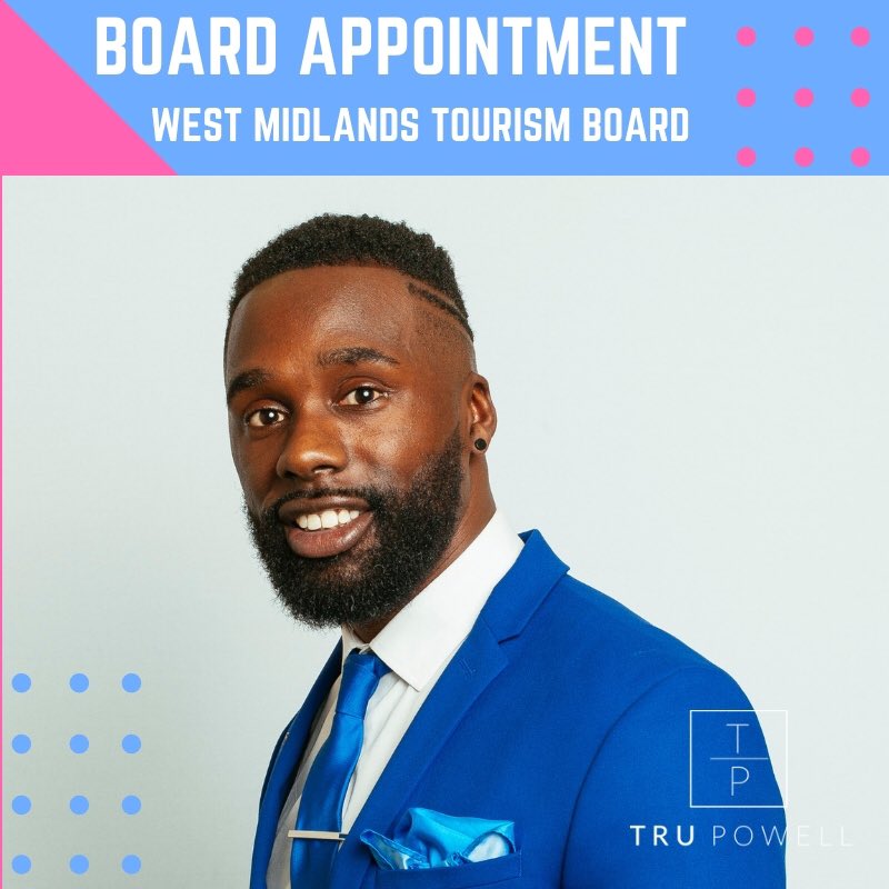 Tru_Powell's tweet image. Despite all the issues with Coronavirus I am really excited to announce I have been appointed for the West Midlands Tourism Board. The sector is going through some challenging times, and now more than ever it needs a collective voice.  trupowell.com/index.php/2020…