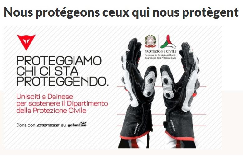 Motomagcom's tweet photo. Les équipementiers #moto s’engagent eux aussi face au #COVID2019 :

➡️https://t.co/g1e46PDop1

#dainese #bagster #ermax #repsol #SolidariteCOVID19 #coronavirus https://t.co/G8S9DVj8u7