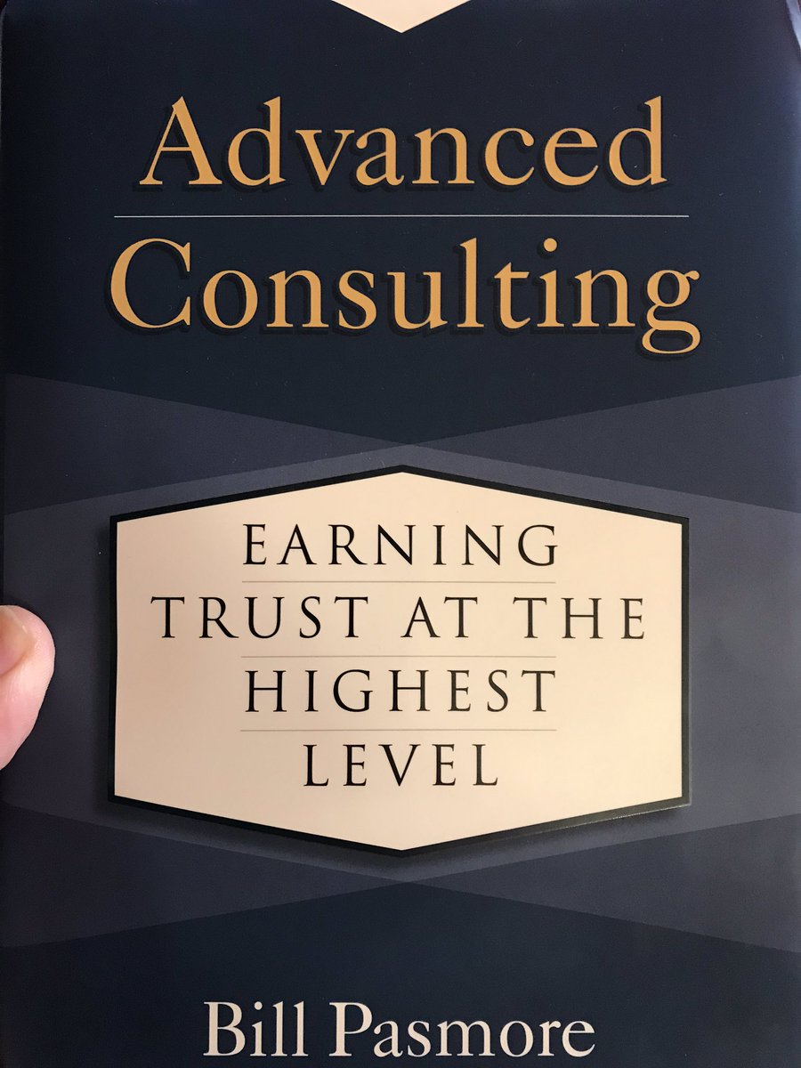 ByronErnest's tweet photo. Here’s a book you need to get & move to the top of your reading list. I gave it ⭐️⭐️⭐️⭐️⭐️. #AdvancedConsulting by Bill Pasmore of @TeachersCollege at @Columbia & @CCLdotORG. 📖 It is released today. #leadership #LeadershipDevelopment @beckyrbnsn @teambuzzbuilder @weaveinfluence https://t.co/h5UqHGuBKg