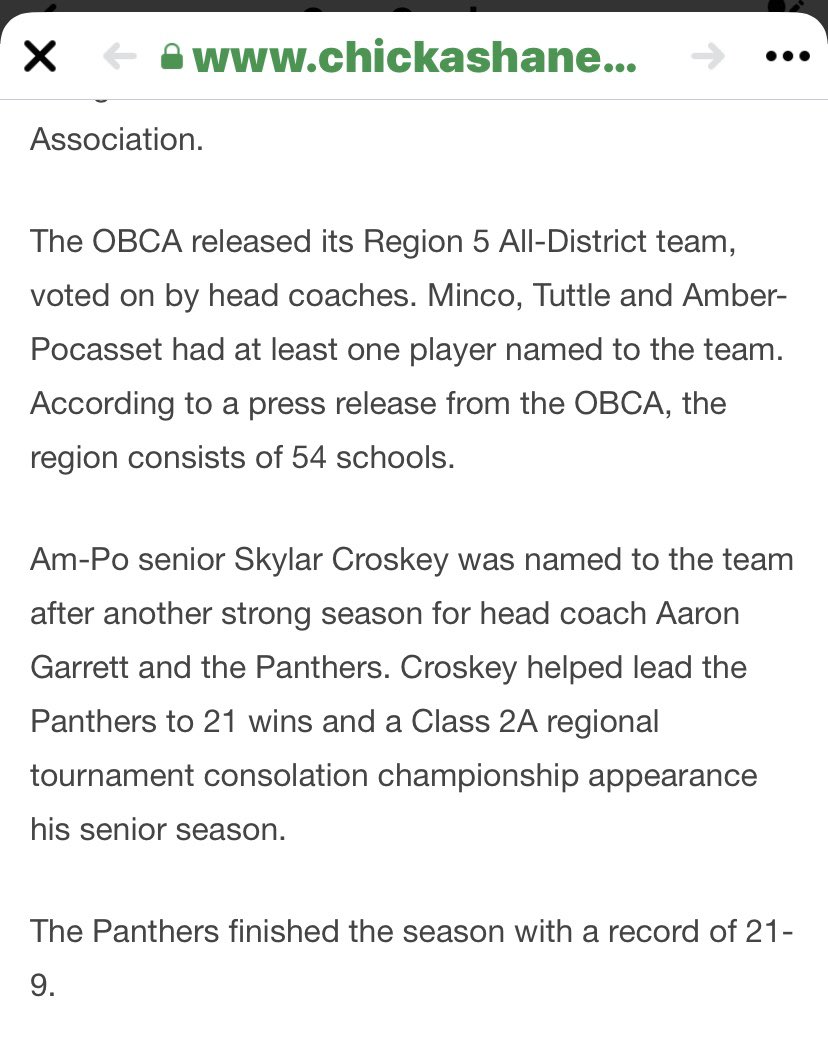 What a season <a href="/skylarcroskey/">Skylar</a> had for 2020 @OklahomaHustle , <a href="/OCUmbball/">OCU Men's Basketball</a> <a href="/coachhooker/">Adam T. Hooker 🟤🏀🟡</a> <a href="/VYPEOK/">VYPE Oklahoma</a> @coachO_MSC <a href="/SWOSUAthletics/">SWOSU Athletics</a> <a href="/ECUTigersMBB/">East Central MBB</a> <a href="/oklahoma_hoops/">Oklahoma Hoops</a> <a href="/wags1415/">Shane Wagner</a>