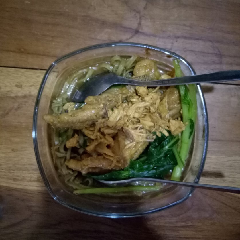 mie ayam ceker homemade