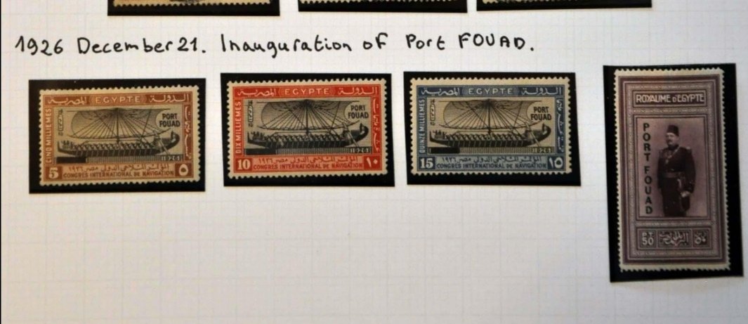 JuzzyStamps's tweet photo. Egypt 1926 Port Fouad overprint with certificates BPA. Found in the specialised Egypt collection at Corinphila auctions Netherlands
#stampcollecting
#Egypt
#lockdowneffect https://t.co/sCnMYPFYtb