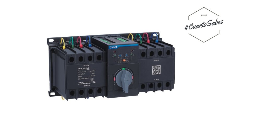 ChintElectrics's tweet photo. Con la nueva serie NXZB de @ChintElectrics ampliamos la gama de Conmutadores Automáticos con Protección Magnetotérmica. Gracias al formato modular de sus interruptores su tamaño es mínimo. #chint #CuantoSabes #energy https://t.co/hybdW9JuWg