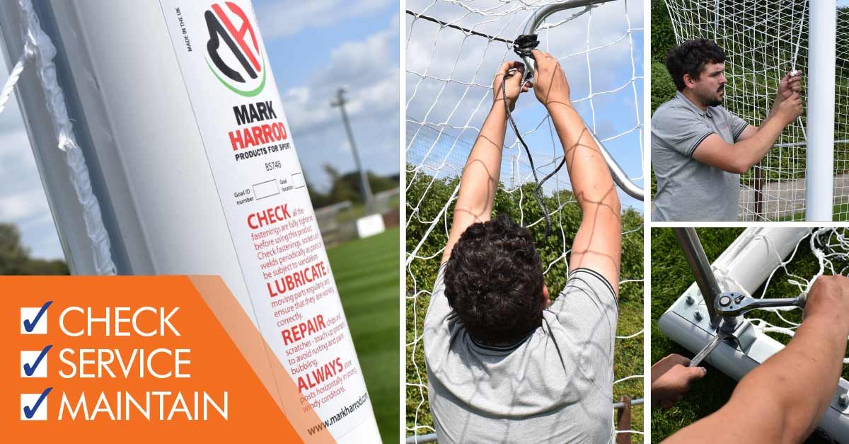 markharrodltd's tweet photo. Check, service, maintain. For those who can still access their unused goals. Read more about some simple checks to keep them safe at https://t.co/DhX37jYtrV #GoalSafety #StaySafe https://t.co/sC6bCkYsmT