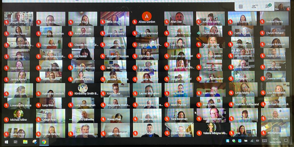 ZISnews's tweet photo. A full day of virtual professional development for our faculty who are preparing for students to return to online classes tomorrow for the next stage of the #ZISContinuousLearningPlan https://t.co/AxxoxNmLI8
