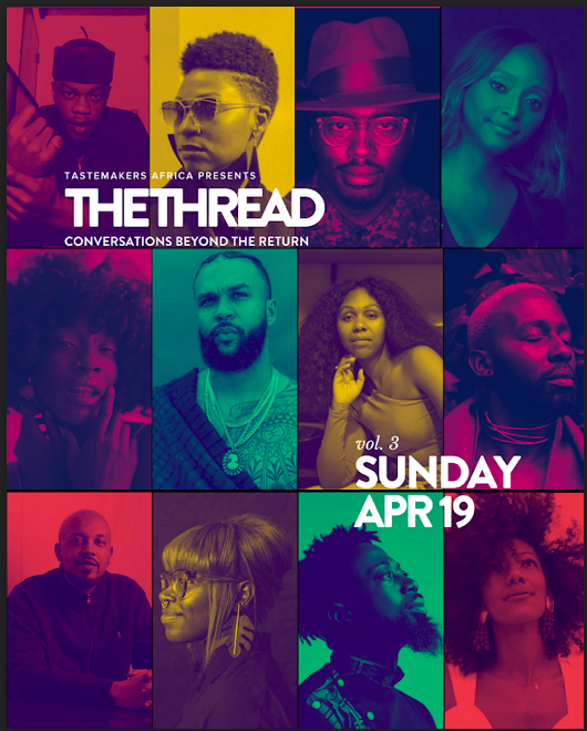AmeyawDebrah's tweet image. We're happy to join @TstmkrsAfrica as a partner for Vol. 3 of The Thread | Conversations Beyond The Return. Join us for this virtual gathering of Africa and the diaspora on April 19th. #WeAreTheThread Register here ---&amp;gt; hopin.to/events/the-thr…