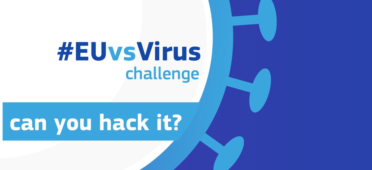 Registration is now open!

Join the #EUvsVirus hackathon before 19 April to help develop innovative solutions against #coronavirus &amp; #COVID2019 💻🔬

This is 🇪🇺🚀 European innovation in action, an example of how we can come together in times of crisis ➡️ europa.eu/!tR43Vq