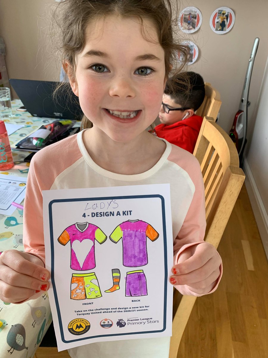 TUCSTrust's tweet photo. EDUCATION | TUCST
A big 📢 SHOUT OUT 📢 to FINLEY and EVA, who have both been busily working through the TUCST Education Pack activities. We absolutely love their Torquay United kit designs!
Who will be receiving our next SHOUT OUT? 📢
#TUCST #TUCSTChallenge #PlayLearnWatch https://t.co/m7ahzslga3