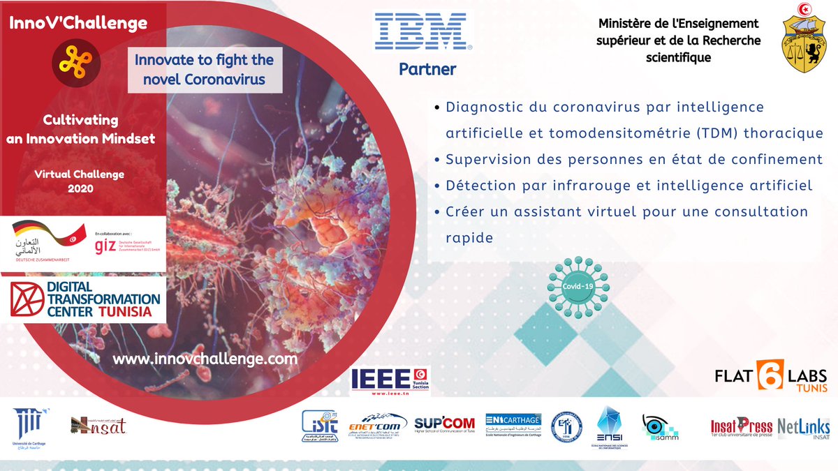 COVID-19 INNOVCHALLENGE
To participate please submit the following form: lnkd.in/d5SRRT6
Good Luck!