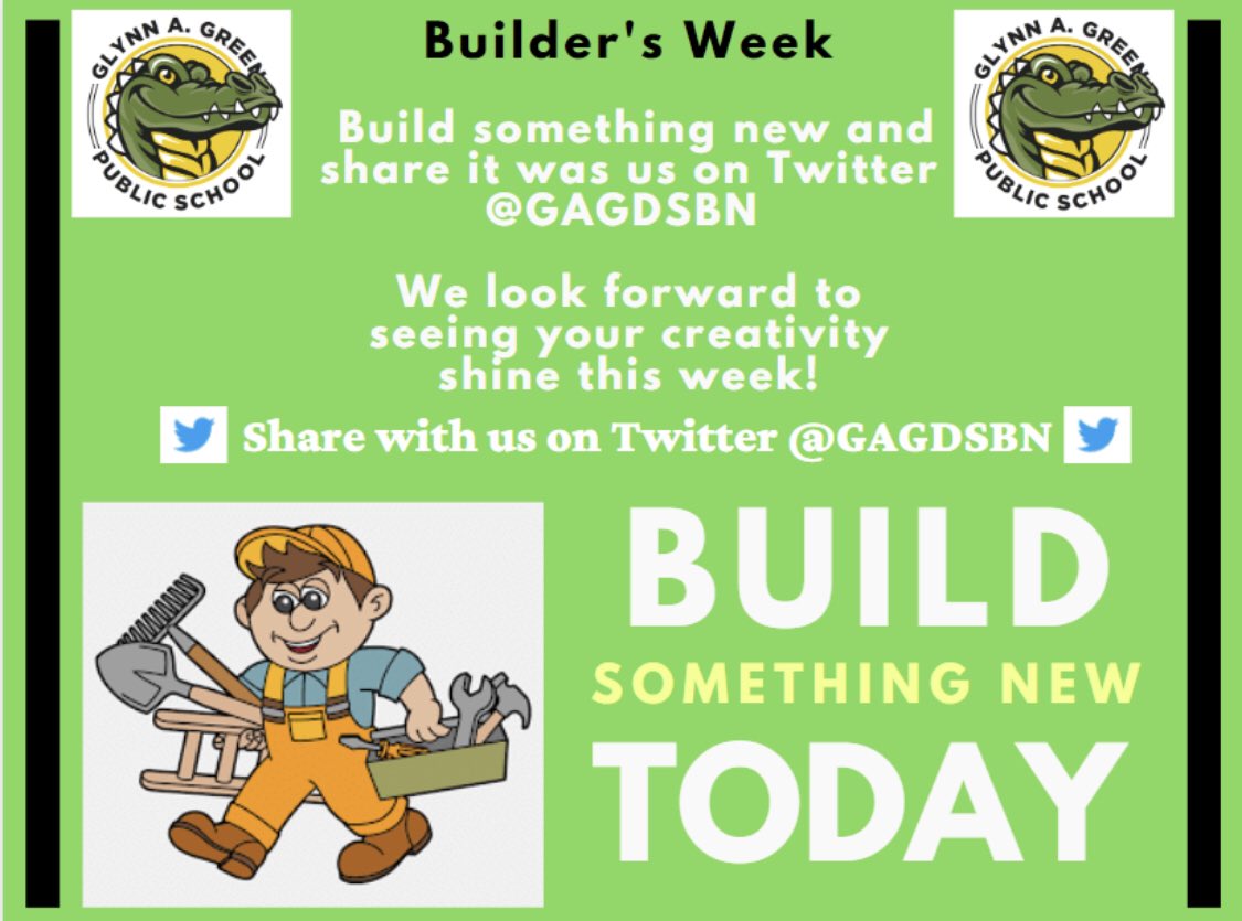 GAGDSBN's tweet photo. @GAGDSBN has a lot of talented and creative students. Show off your building skills today by creating something and tagging us. #GreatnessatGAG #STEM https://t.co/s5TRCE9USR