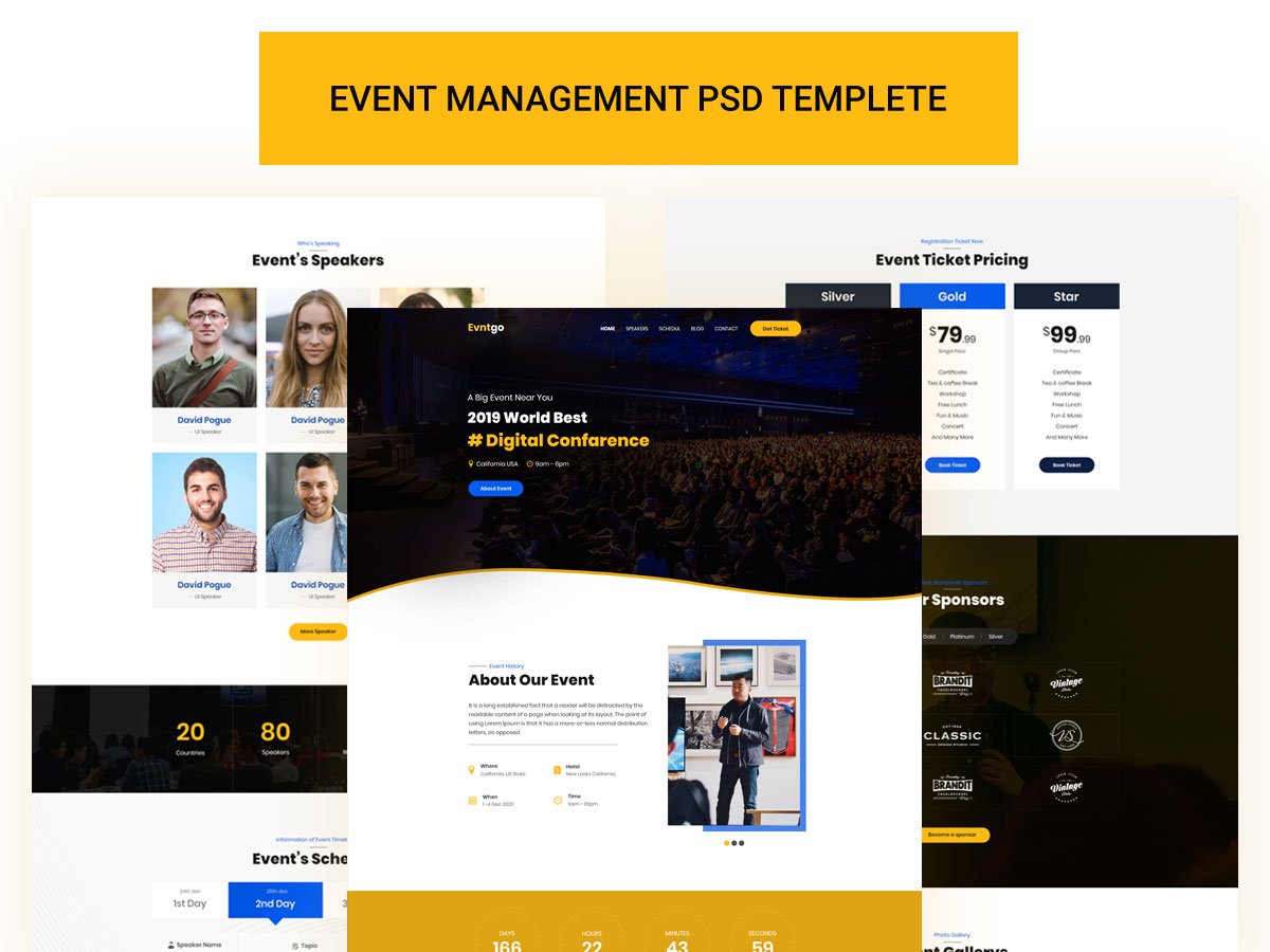 pjitbanik's tweet photo. I just Uploaded "Event &amp; Conference PSD Template" on @UpLabs

👉 Download it here: https://t.co/yU60Sgy3si https://t.co/VACCtSDNVW