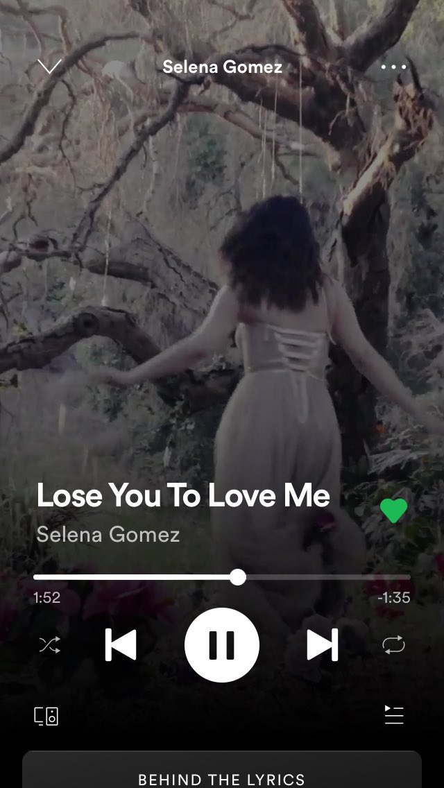 Day 10: A song that makes you sadLose you to love me by Selena Gomez