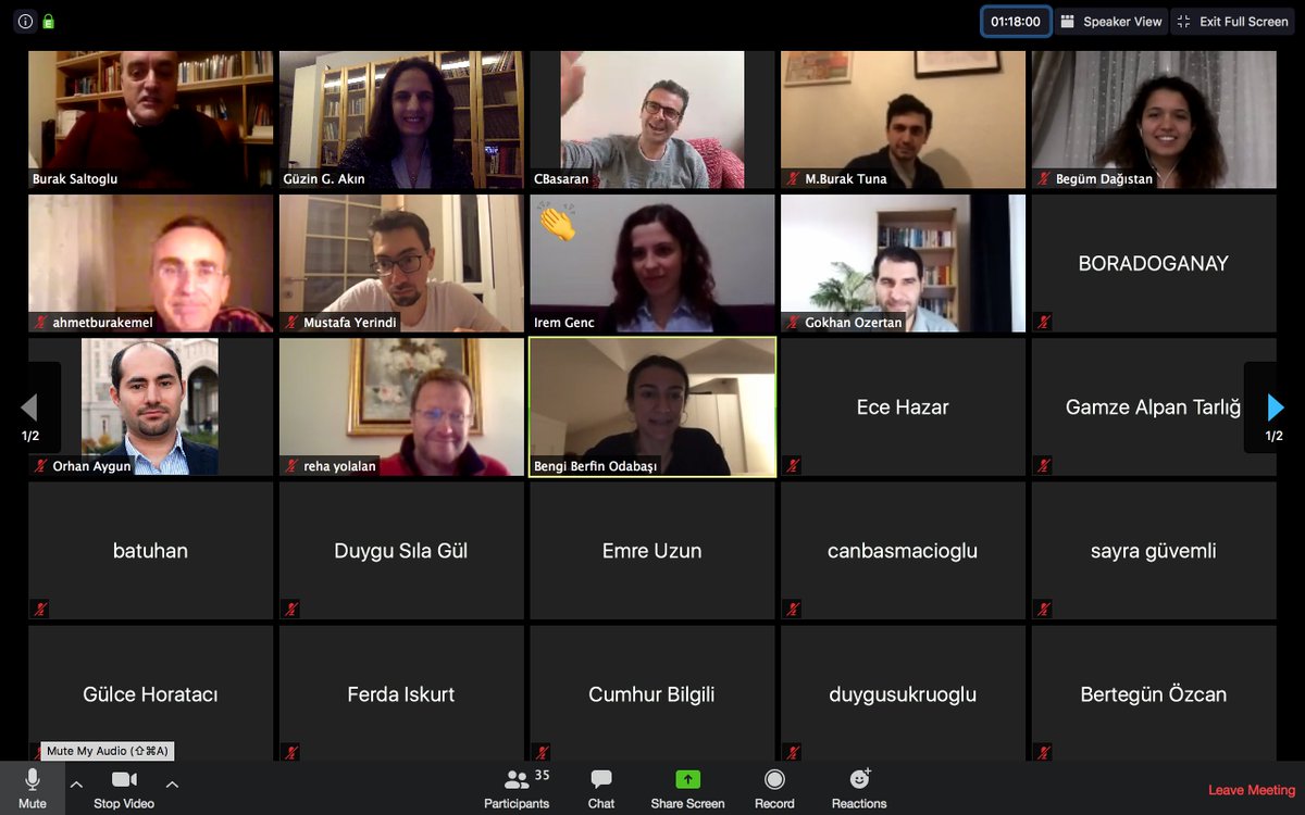 Econfin1's tweet photo. We were very happy to listen to Mr. Cüneyt Başaran on the global economic and political impact of COVID-19 in Econfin's first online seminar ever. @cuneytbasaran #StayHome https://t.co/4K620Xh2oL