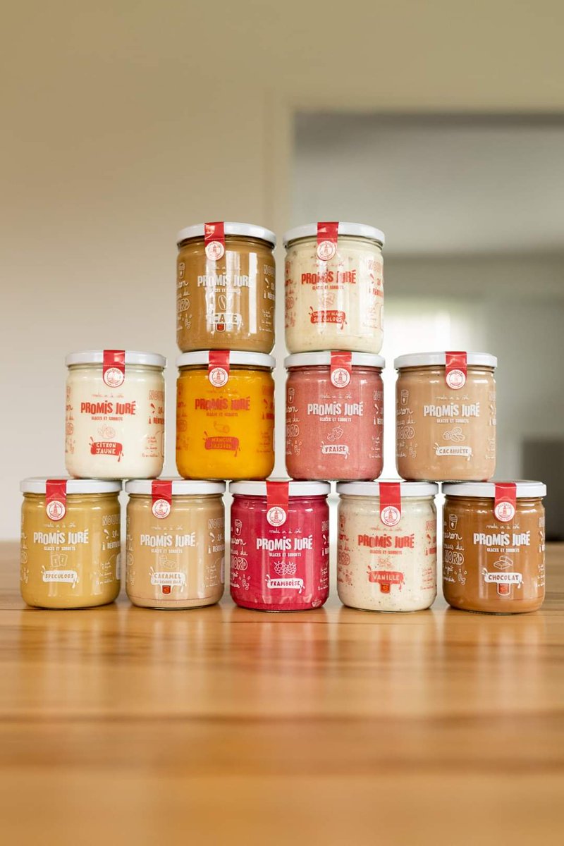 Antironie's tweet photo. Salut Twitter !
Je travaille depuis septembre chez Promis Juré, une entreprise qui produit de la glace artisanale et locale (5mins Lille)
Pendant le confinement on propose la livraison à domicile, pour vous aider à mieux le supporter et le soleil aussi ☀️🍦 https://t.co/JwPEGpVnZM