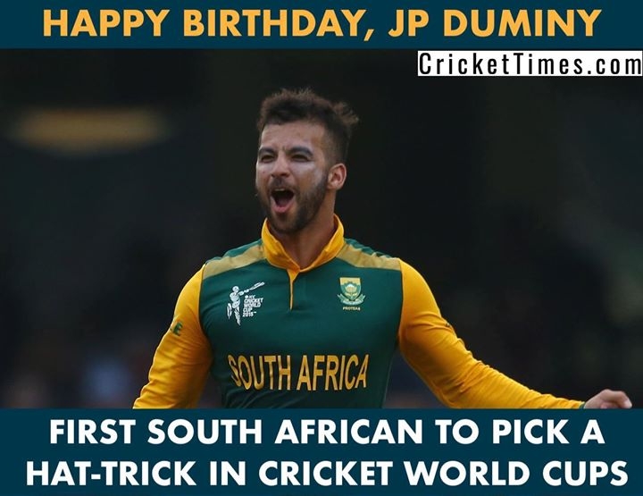 Happy Birthday, JP Duminy 