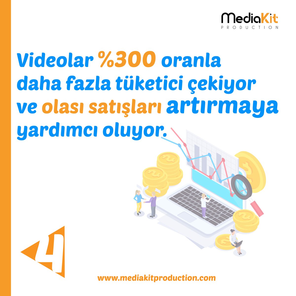 Sosyal medya hesaplarınız ve web sitenizdeki video içerikler sayesinde siz de satışlarınızı katlayabilirsiniz.

#mediakitproduction #hootsuite #videoiçerik #socialmediamarketing #turkey