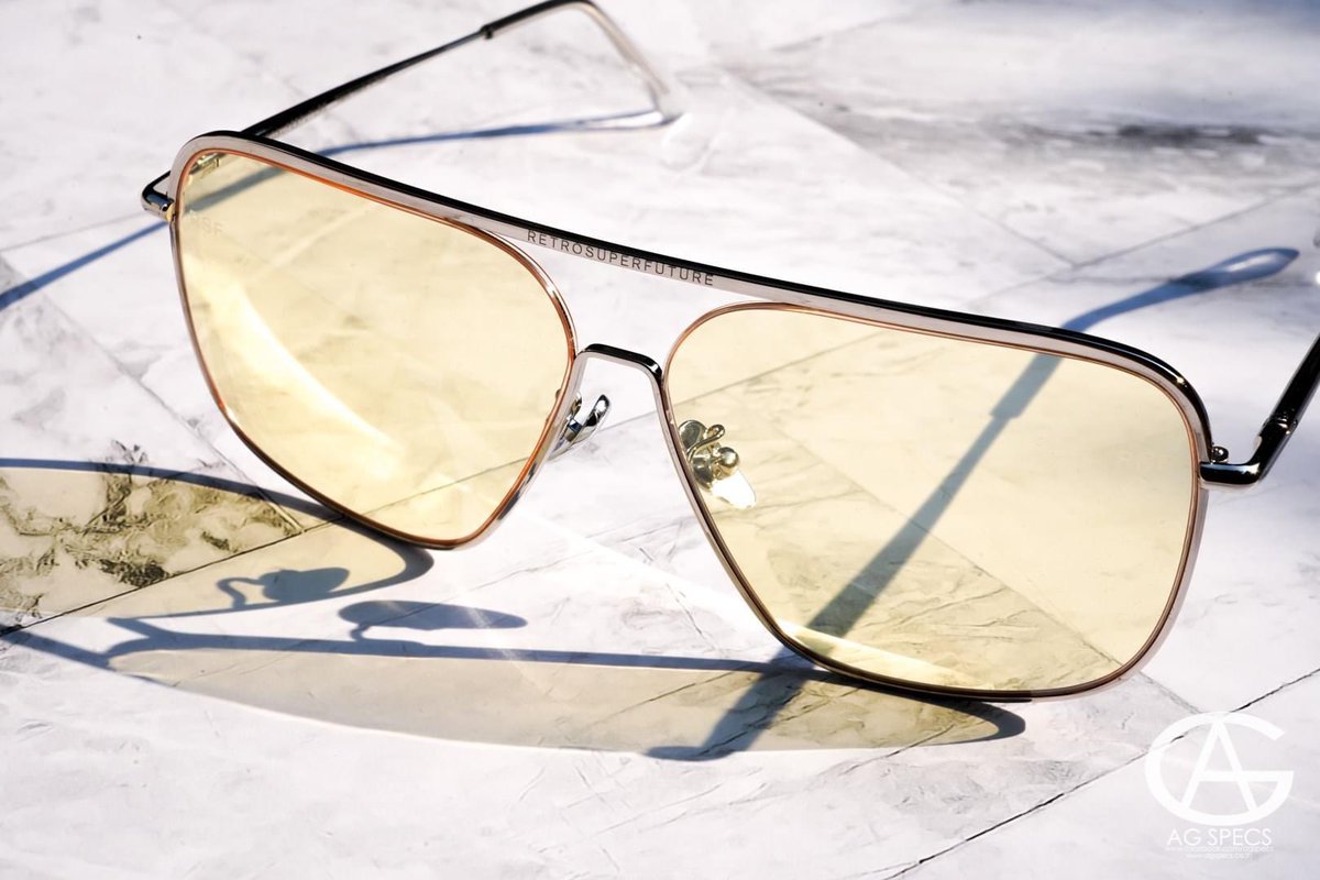 AgSpecs's tweet photo. RETROSUPERFUURE Ponti Yellow #ฮิปเตอร์ 
กับเลนส์สีพิเศษ Light Yellow Len ใส่ได้ทั้งวันไม่ต้องถอด
ราคา 6,499 เท่านั้นจาก 10,000 🎯 #รุ่น���หม่ #ของมันต้องมี

พิเศษเลนส์สีนี้ขับรถดีมาก แถมเป็น Night Vision ใส่กลางคืนได้
กันแดด UV400 / Carl Zeiss เลนส์ให้คมชัดที่สุด

ขนาด 64mm https://t.co/iO93CNKTWx