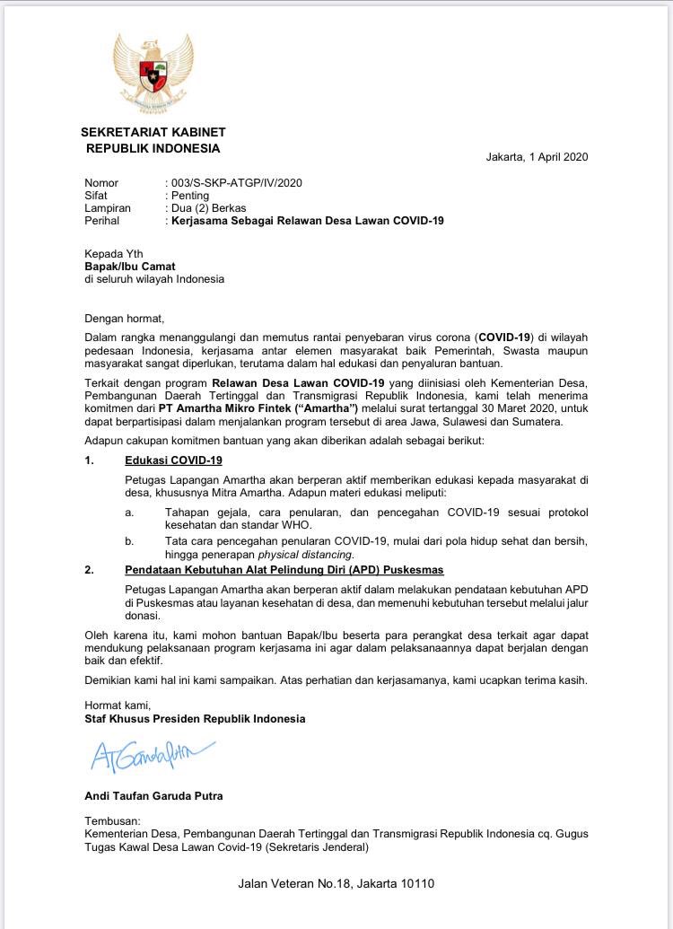 Pengangguran            Harvard, start-up
pembuat onar             Stafsus milenial