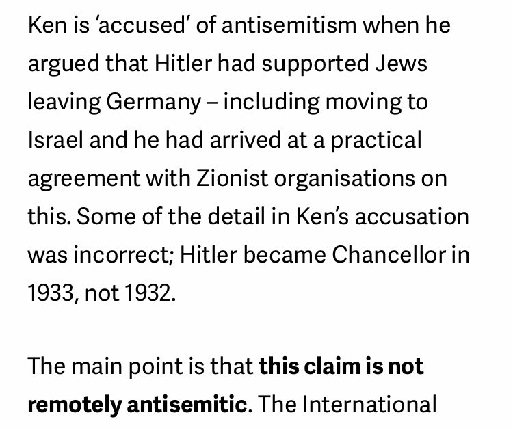 Ken Livingstone's resignation is a "major setback" and what he said wasn't antisemitic /4