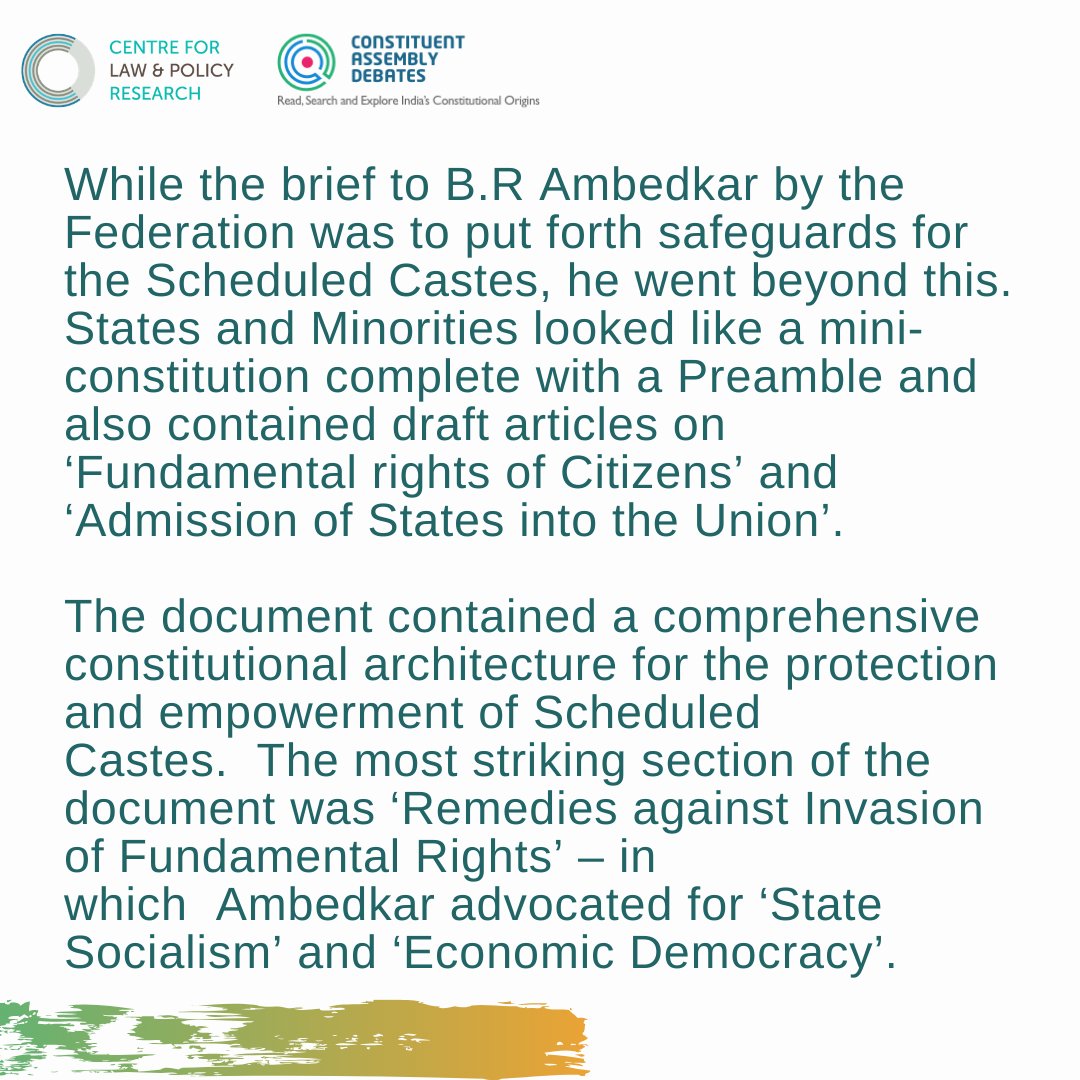 ConstitutionCAD's tweet photo. Niraja Jayal in 'Citizenship and Its Discontents: an Indian History' argues that States and Minorities is ‘the strongest articulation of social and economic rights’.

(3/3)

#AmbedkarJayanti #AmbedkarJayanti2020 #Ambedkar https://t.co/9KqdrXiTfT