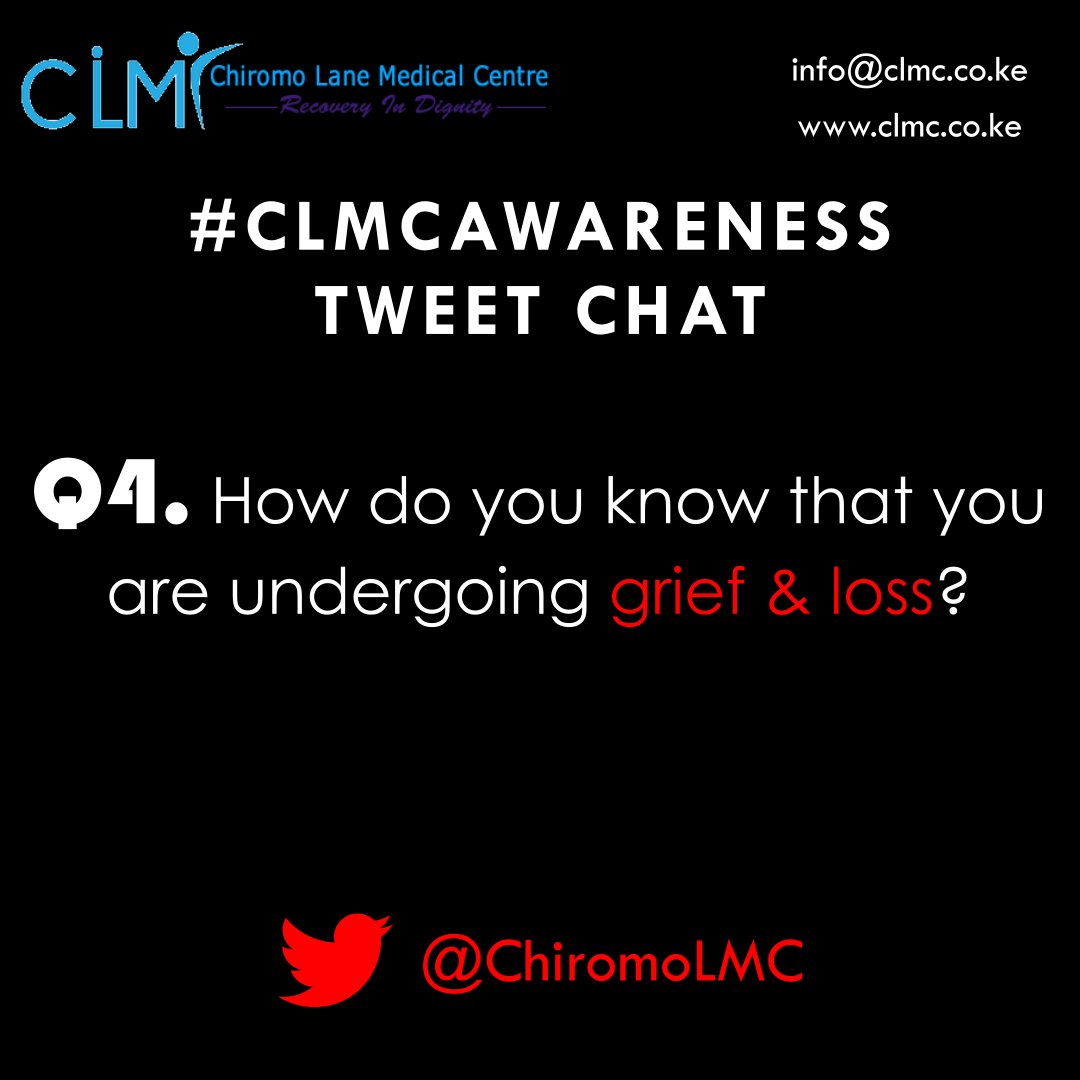  #CLMCAwareness Q4. How do you know that you are undergoing grief & loss? #TuesdayThoughts  #COVID19KE