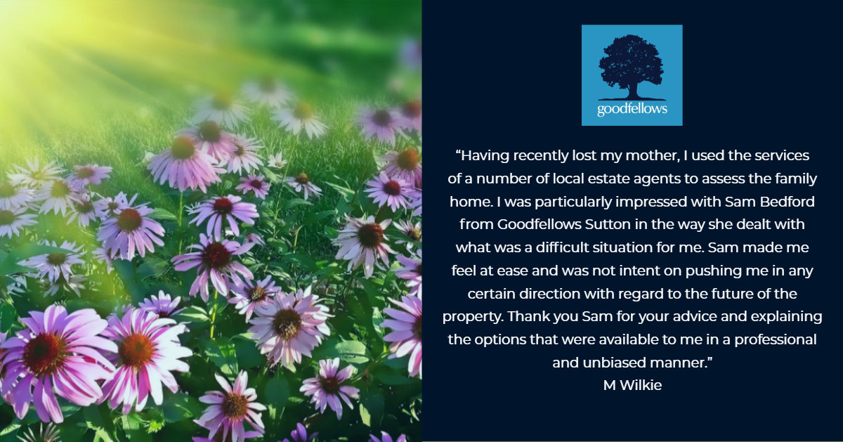 Sutton Review

#Flowers #Staff #Feedback #Service