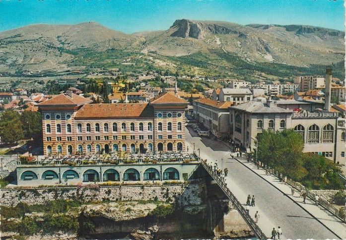 BosnianHistory's tweet photo. Mostar, Bosnia and Herzegovina - 1960s https://t.co/uRtXTGHEX1