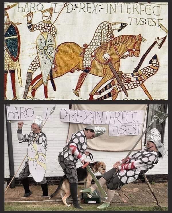 This is my favourite so far - superb #BayeuxTapestry