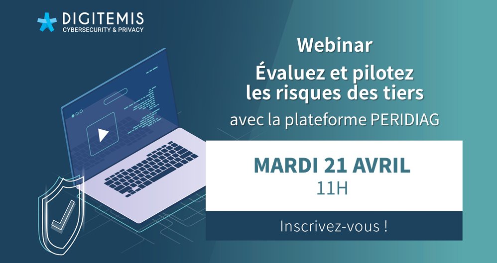 Digitemis's tweet photo. Protéger l'entreprise étendue contre les attaques et les incidents informatiques et protéger ses données est devenu impératif pour les entreprises.
➡️Pour vous inscrire au webinar de présentation de notre outil, c'est par ici : https://t.co/6y1WYahHFR
#cybersécurité #solutionSaaS https://t.co/b3r2FysoAn