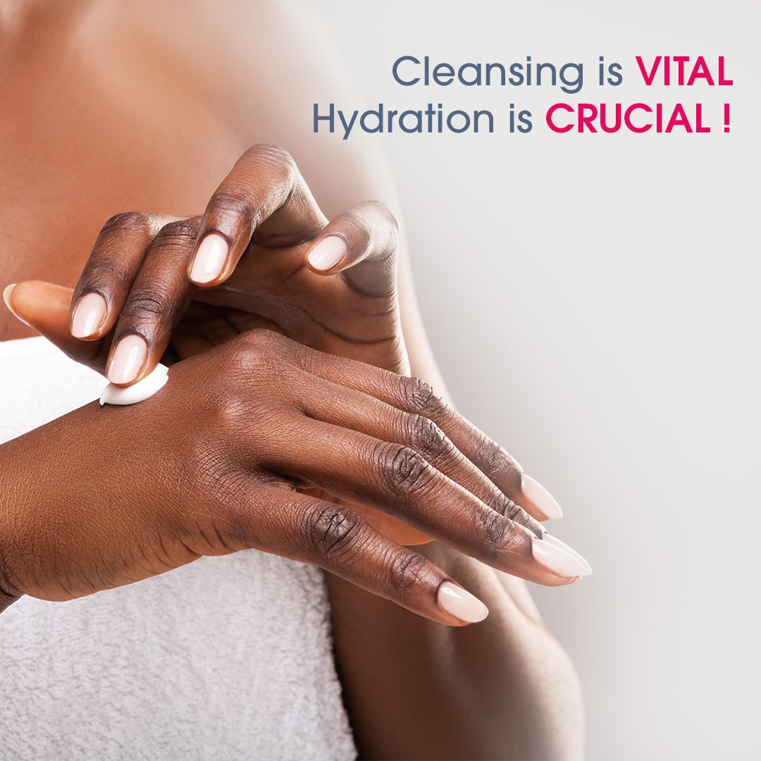 2 simple steps to #protectyourhands:
💦+🧼+🧴
1. Cleanse hands, as often as necessary, this is VITAL!
2. Moisturise hands after cleansing, this is CRUCIAL to protect the skin barrier!
NOW YOUR SKIN IS PROTECTED 🙌

PM us if you have any questions regarding #skincare &amp; safety. 📞
