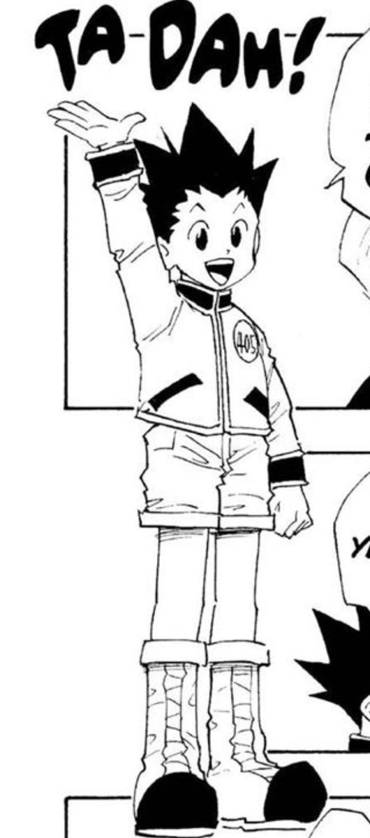 i know hes his character obviously but togashi truly draws the best gons ? the level of charisma and personality w such a simple style...unmatched....you will Look At Him