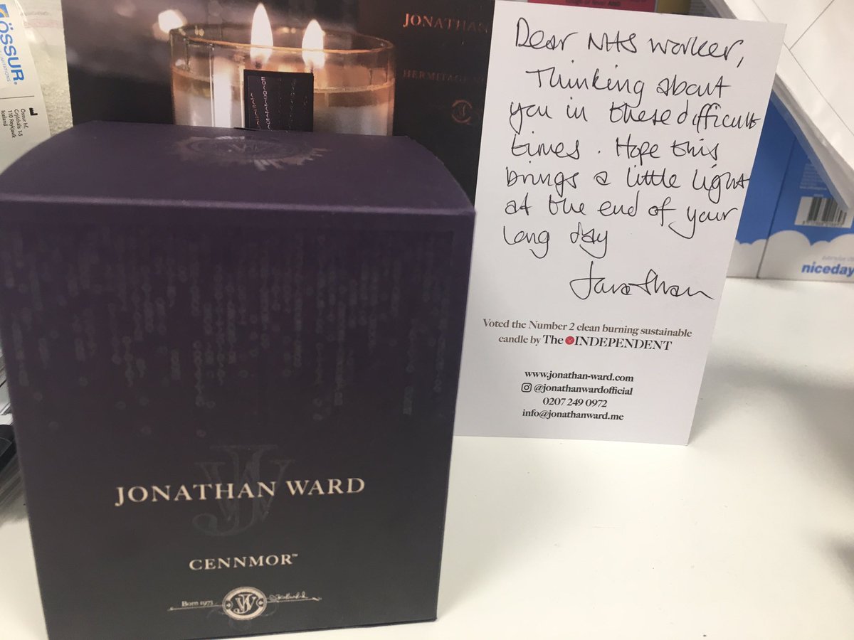 AndreaTravs's tweet photo. @Me_JonathanWard Thanks for your generous and beautiful candles @ChelwestED #wefeelvalued https://t.co/8Y7ApNM3O0