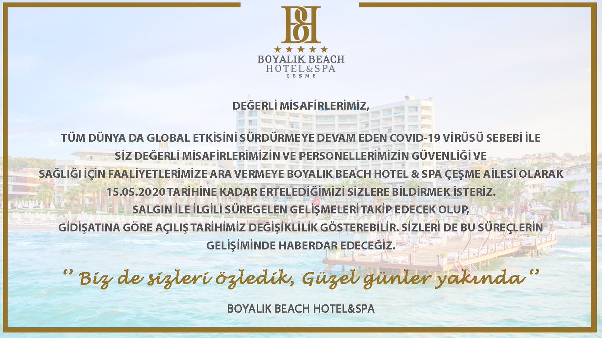 Boyalık Beach Hotel (@bbhotelspacesme) on Twitter photo 