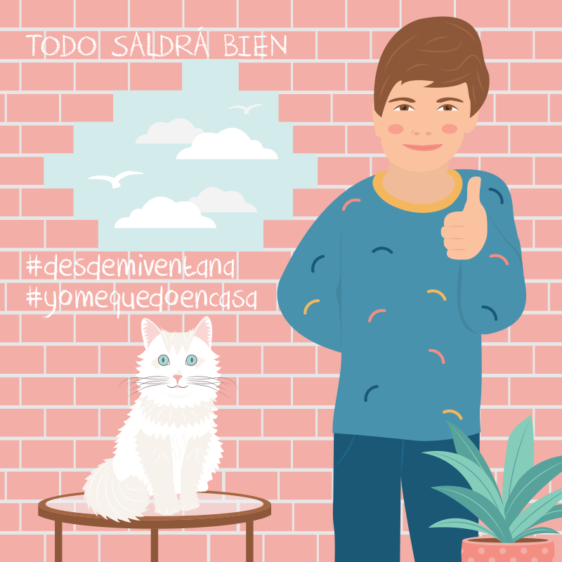 newmirrorstudio's tweet photo. ¡Seguimos en casa con todo el optimismo! Aquí están Odei y Eurie desde su ventana diciéndonos que todo saldrá bien. Mucho ánimo a Todxs.

#todovaasalirbien #quedateencasa #ilustración  #diseñografico #vector #designspiration #bestvector #bilbao #diseñobilbao #newmirrorstudio https://t.co/TyvXJZOTDr