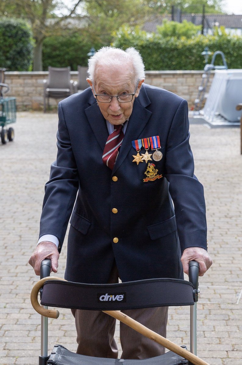 This extraordinary man <a href="/captaintommoore/">Captain Sir Tom Moore</a> has single-handedly galvanised Britain into raising cash for NHS heroes. 
He's got to £1.2 million already (Thanks <a href="/GMB/">Good Morning Britain</a>
viewers!) - but we can help him get much higher. 
If you haven't donated yet, please do here  >> justgiving.com/fundraising/to…