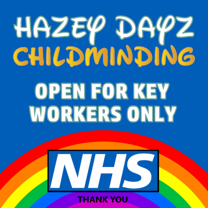 HazeydayzChild's tweet photo. I am open but for key workers only for emergency childcare.

If one parent is at home then your child needs to stay at home.

The first parent to finish work needs to collect your child(s) as soon as possible.

Any questions please ask.

Thank you 
#staysafe https://t.co/qlvkWHQ7z1