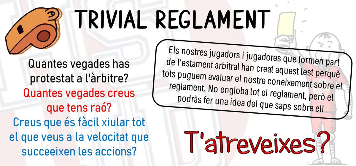 handbolsjd's tweet photo. Quants saps de reglament? 🤯
👉🏼 Us deixem bastants preguntes que posaran a prova el teu coneixement sobre les normes que governen el nostre esport ⬇️⬇️ https://t.co/EIHvSZVYQ3