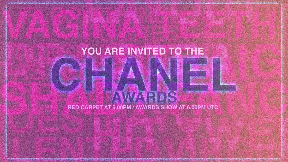  @tvoodooirl and me pics version appearing for this expensive red carpet*paparazzi edition*  #CHANELAWARDS
