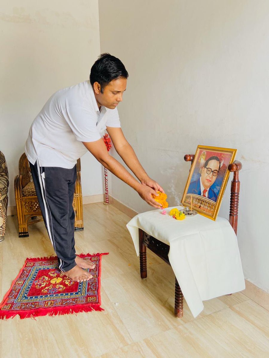 'बाबासाहेब' डॉ भीमराव अंबेडकर जी की जयंती पर उन्हें श्रद्धा सुमन पुष्प समर्पित कर उनके द्वारा किये राष्ट्रहित के कार्यों का स्मरण किया व बाबासाहेब को नमन किया। #krishanpalgurjar

#AmbedkarJayanti