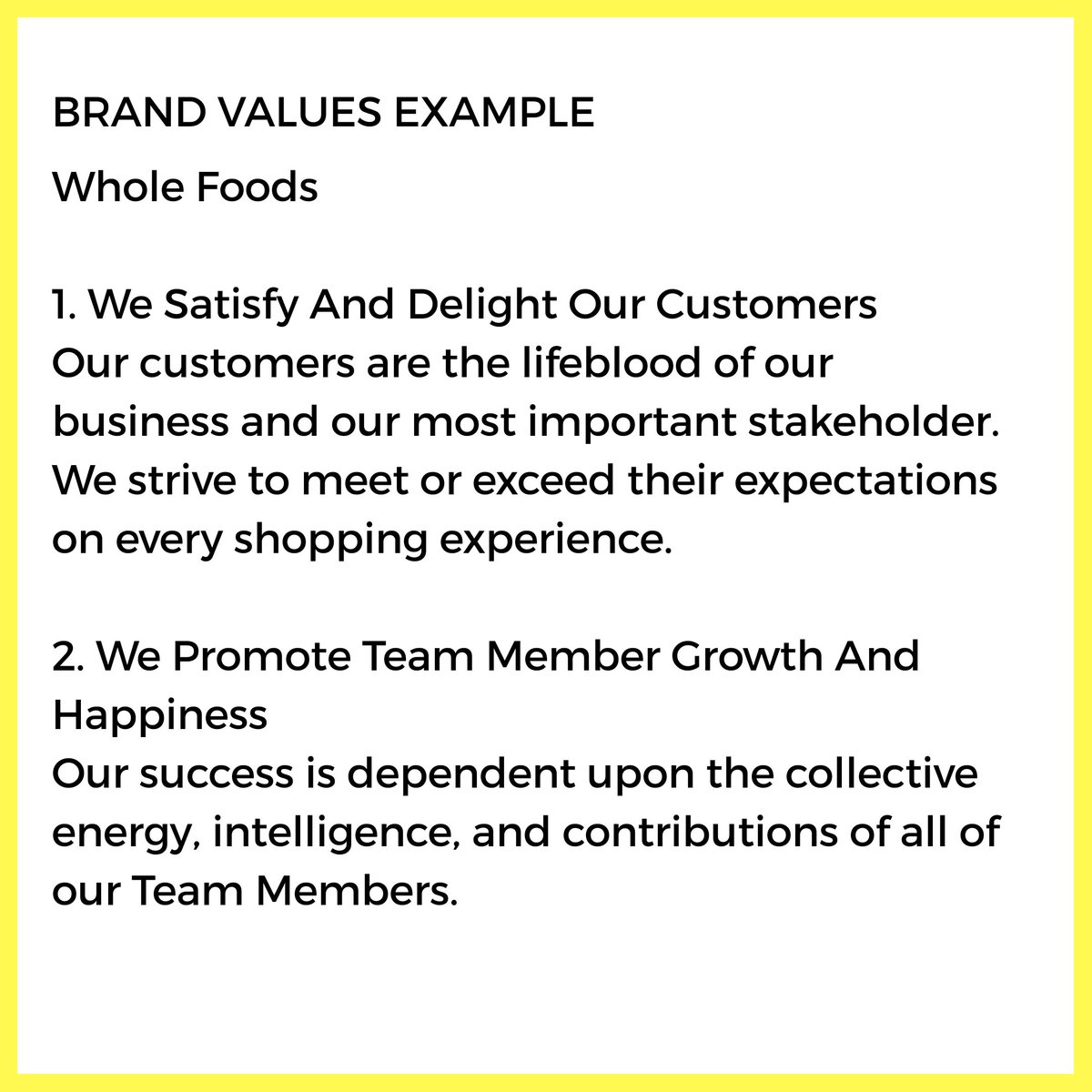 Check picture for examples of mission statement and brand values.Reply this thread with your mission and values, let's see if it's well stated, and help you adjust it where necessary. After this, break down your values to your followers.