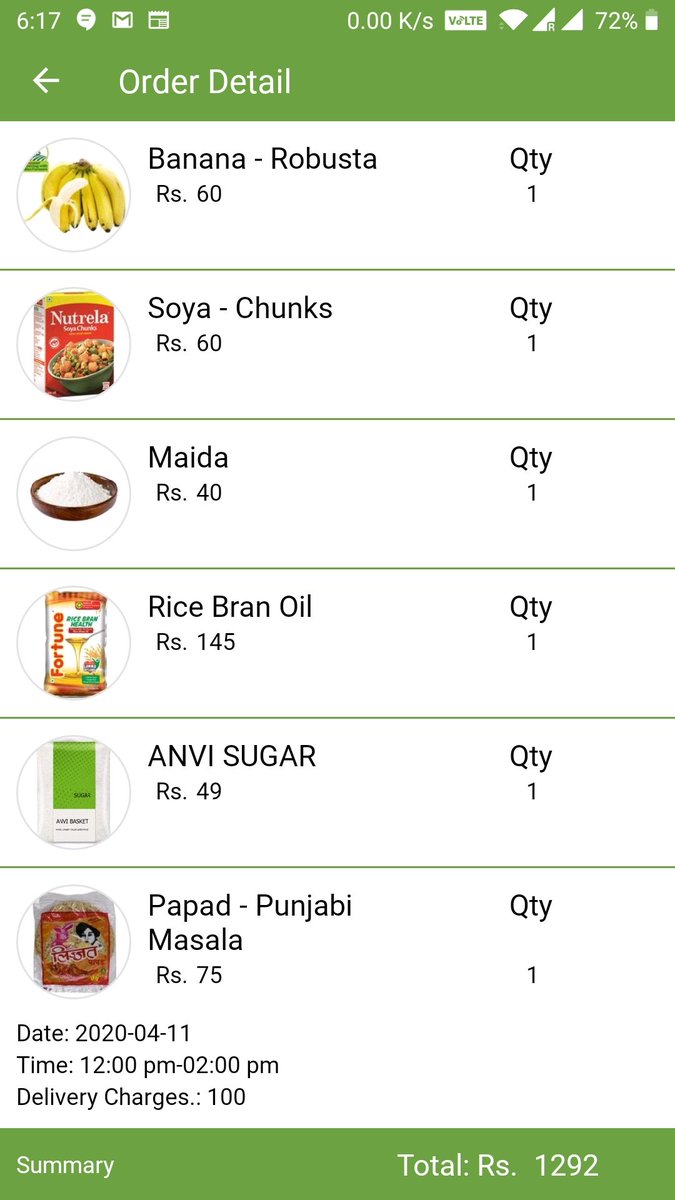 mukherjee_purva's tweet photo. @BasketAnvi @DproRanchi @JharkhandCMO @HemantSorenJMM The actual MRP of products are
Brooke Bond Taza Tea - 60
Maggie - 68
Amul butter 200gm was ordered and recieved sudha butter of 100gm MRP 46
Soya chunk MRP 10 per packet received only 4 packets.
This is faced by many ppl.(3/3) https://t.co/LENE2qjrw2