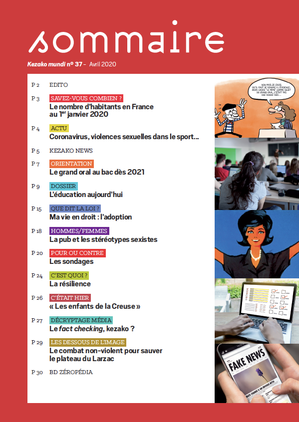 Le voici, le voilà, tout chaud sorti des presses : le programme du n° d'avril ! 😀 
Bonne lecture à tous

#questionsdesociete #magados