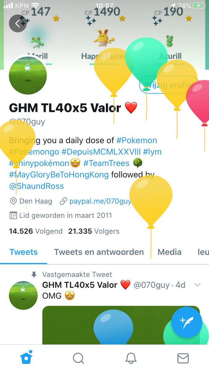 070guy's tweet photo. Thank you @Twitter this bday is quite different #StayHomeStaySafeSave https://t.co/T057caTo2Z